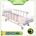 Japanese robot welding wooden manual nursing hospital bed with over bed table